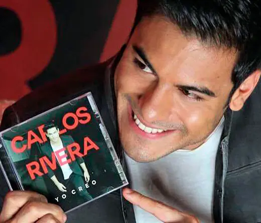 Por su lbum Yo Creo, el cantante Carlos Rivera recibi Disco de Oro en Mxico.